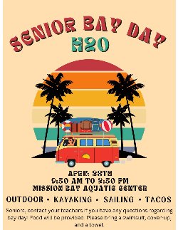 Senior Bay Day Flyer